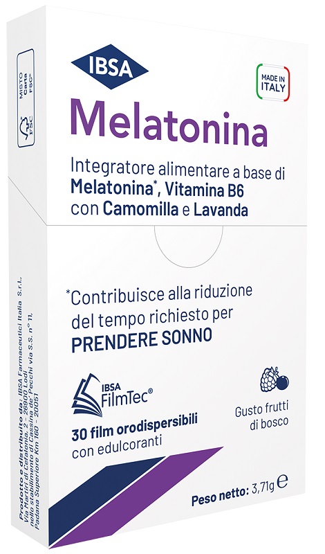 MELATONINA IBSA 30 FILM ORALI - FarmaLucia