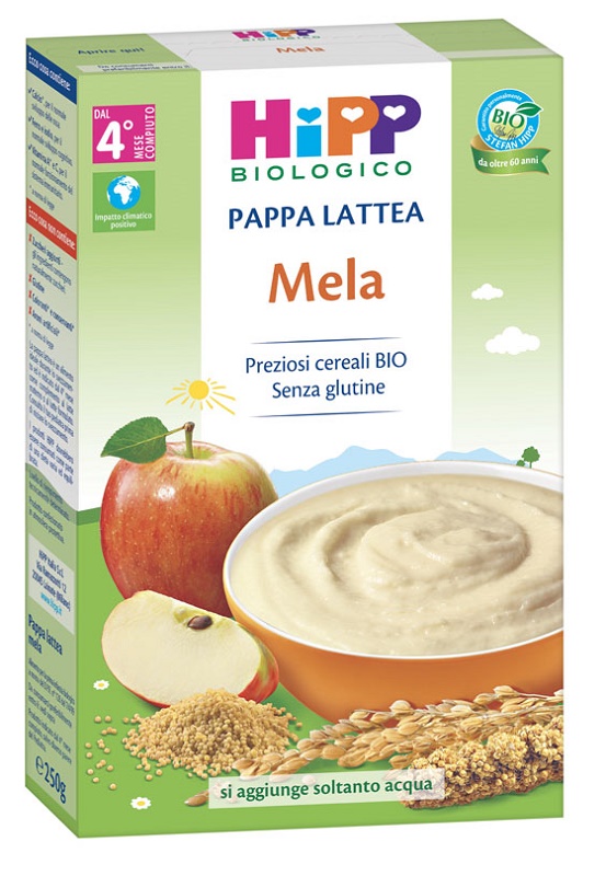 HIPP BIO PAPPA LATTEA MELA 250 G - FarmaLucia