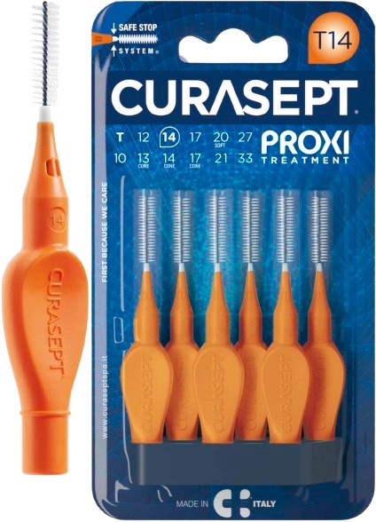 CURASEPT PROXI T14 ARANCIO/ORANGE 6 PEZZI - FarmaLucia