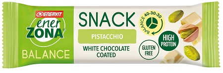 ENERZONA SNACK PISTACCHIO CIOCCOLATO BIANCO 27 G - FarmaLucia