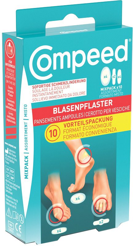 CEROTTI COMPEED PER VESCICHE MISTO BOX 10 PEZZI - FarmaLucia