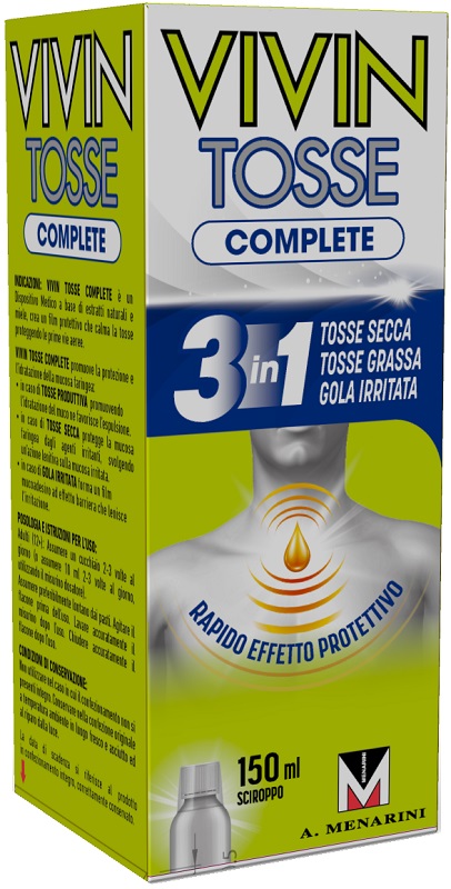 VIVIN TOSSE COMPLETE SCIROPPO PER TOSSE 150 ML - FarmaLucia