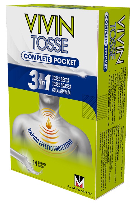 VIVIN TOSSE COMPLETE POCKET 14 STICK PACK DA 10 ML - FarmaLucia