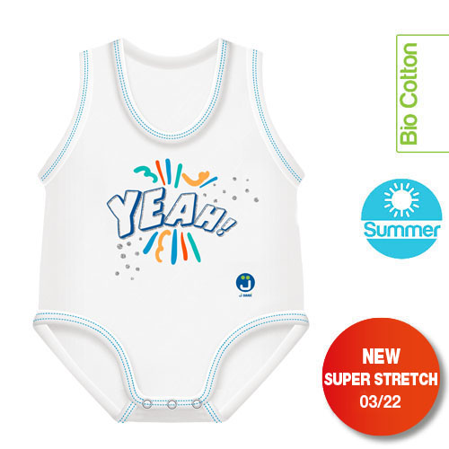 BODY 0-36 MESI BIO COTTON SUMMER YEAH - FarmaLucia