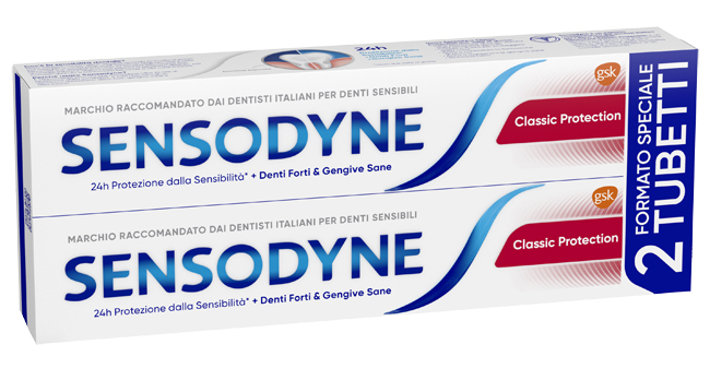 SENSODYNE CLASSICO PROTECTION 2 X 75 ML - FarmaLucia