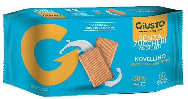 GIUSTO SENZA ZUCCHERO BISCOTTI MATTINO 350 G - FarmaLucia