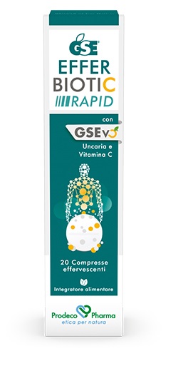 GSE EFFERBIOTIC RAPID 20 COMPRESSE - FarmaLucia
