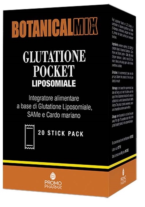BOTANICALMIX GLUTATIONE POCKET LIPOSOMIALE 20 STICK DA 2 G - FarmaLucia