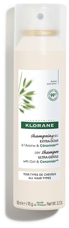 KLORANE SHAMPOO SECCO EXTRA DELICATO AVENA&CERAMIDE TUTTI I TIPI DI CAPELLI SPRAY 150 ML - FarmaLucia