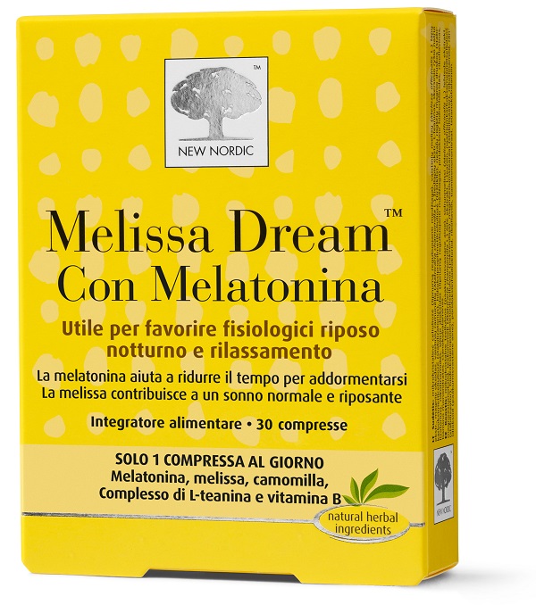 MELISSA DREAM CON MELATONINA 30 COMPRESSE - FarmaLucia