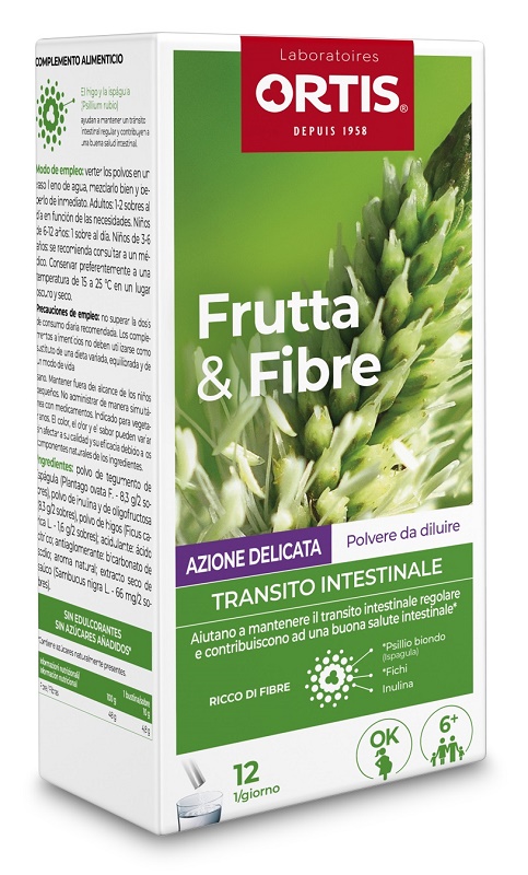 FRUTTA & FIBRE AZIONE DELICATA 12 STICK - FarmaLucia
