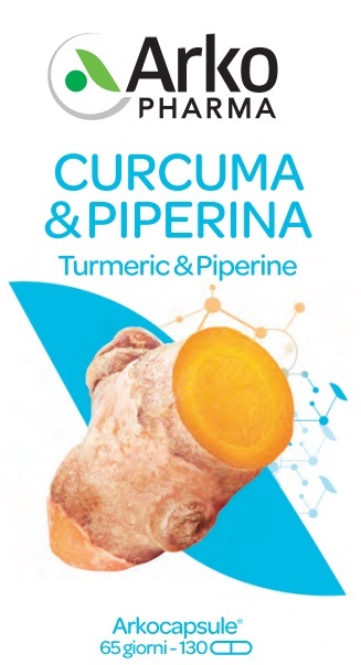 ARKOCPS CURCUMA + PIPERINA 130 CAPSULE - FarmaLucia