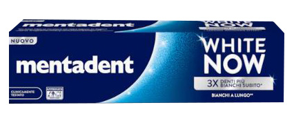 MENTADENT DENTIFRICIO WHITE NOW ORIGINAL 75 ML - FarmaLucia