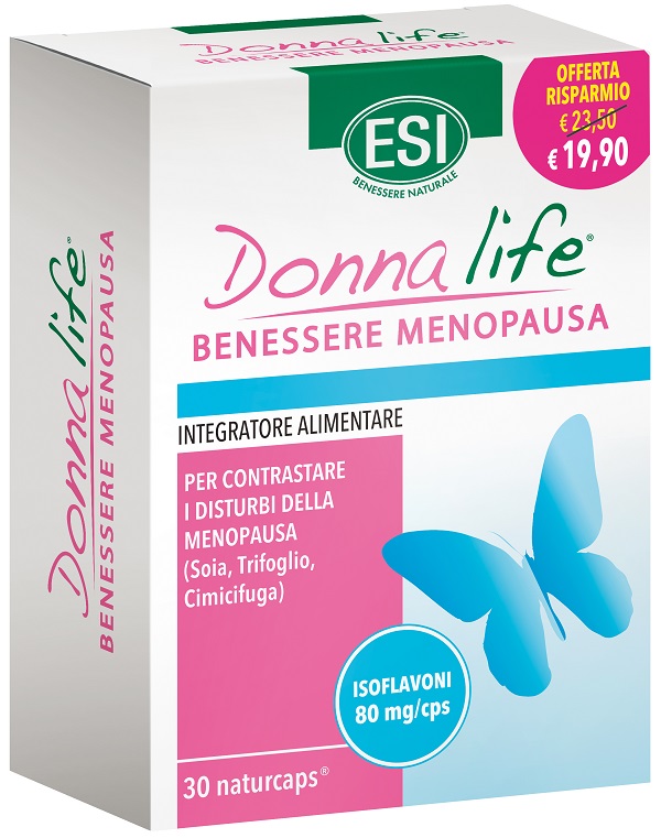 ESI DONNA LIFE MENOPAUSA OFFERTA 30 NATURCAPS - FarmaLucia