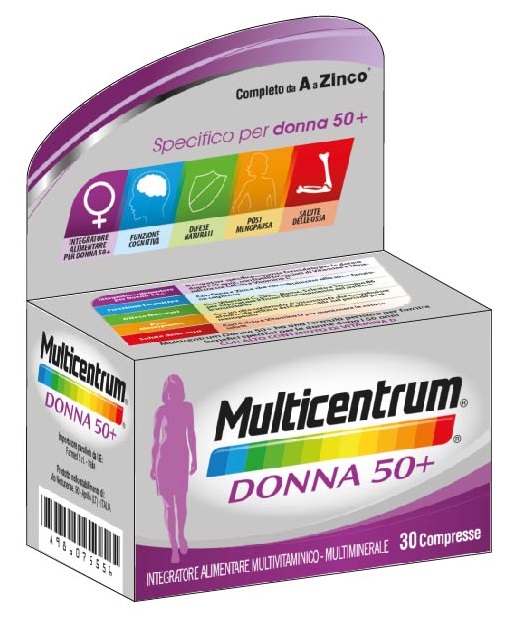 MULTICENTRUM DONNA 50+ 30 COMPRESSE - FarmaLucia