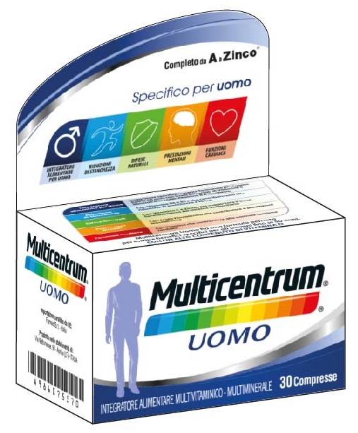 MULTICENTRUM UOMO 30 COMPRESSE - FarmaLucia