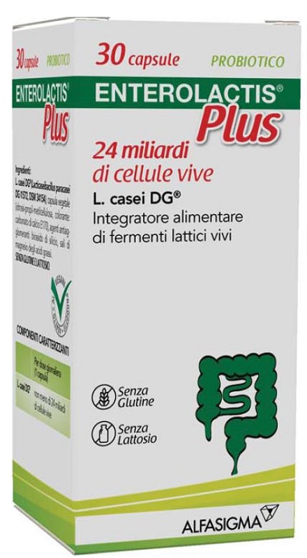 ENTEROLACTIS PLUS 30 CAPSULE - FarmaLucia