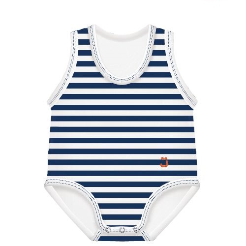 J BIMBI BODY 0-36M BIO COTTON SUMMER RIGHE BLU SCURO-BIANCO - FarmaLucia