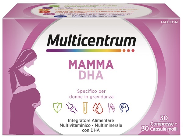 MULTICENTRUM MAMMA DHA 30 COMPRESSE + 30 CAPSULE - FarmaLucia