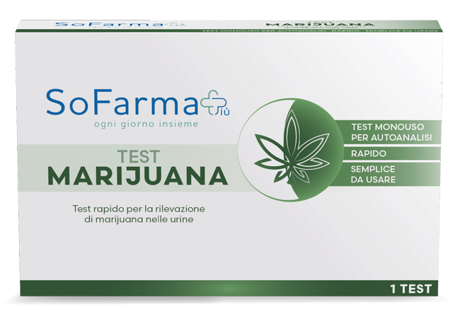 TEST AUTODIAGNOSTICO RAPIDO MARIJUANA SOFARMAPIU' - FarmaLucia