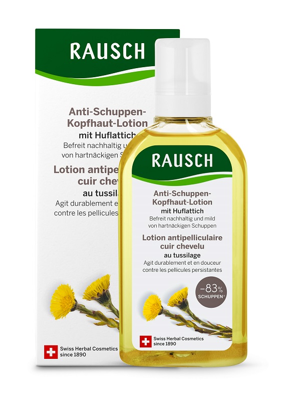 RAUSCH LOZIONE ANTIFORFORA PER CUOIO CAPELLUTO ALLA TUSSILAGGINE 200 ML - FarmaLucia