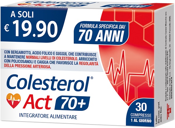 COLESTEROL ACT 70+ 30 COMPRESSE - FarmaLucia