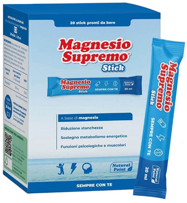 MAGNESIO SUPREMO 20 STICK DA 20 ML - FarmaLucia