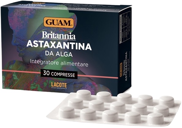 GUAM BRITANNIA ASTAXANTINA 30 COMPRESSE DA 550 MG - FarmaLucia