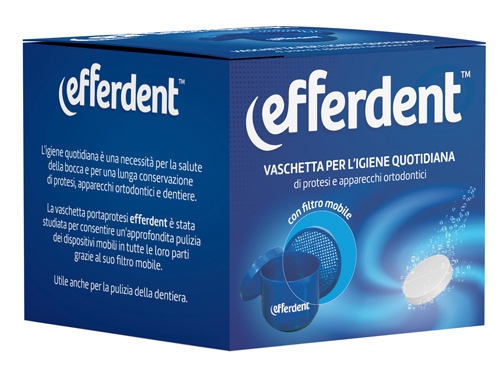 EFFERDENT VASCHETTA PORTAPROTESI - FarmaLucia