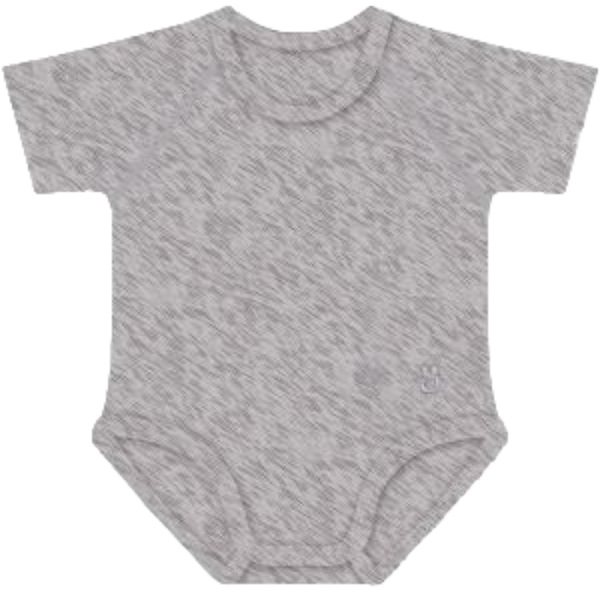 BODY 0-36M BIO COTTON WARM MELANGE GRIGIO - FarmaLucia