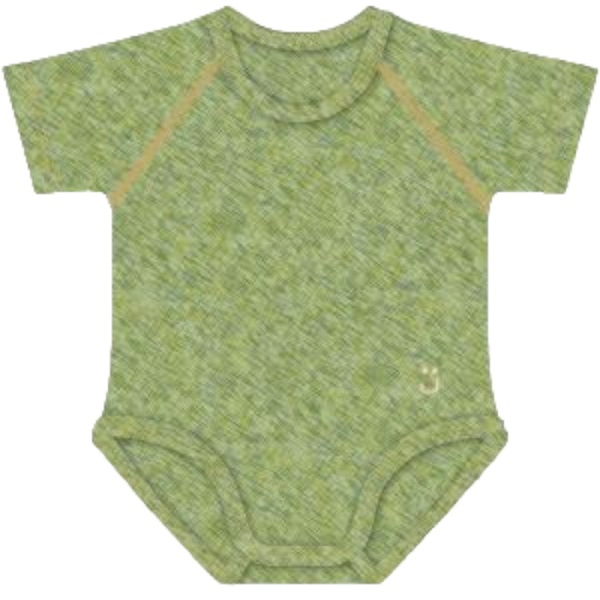 BODY 0-36M BIO COTTON WARM MELANGE VERDE - FarmaLucia