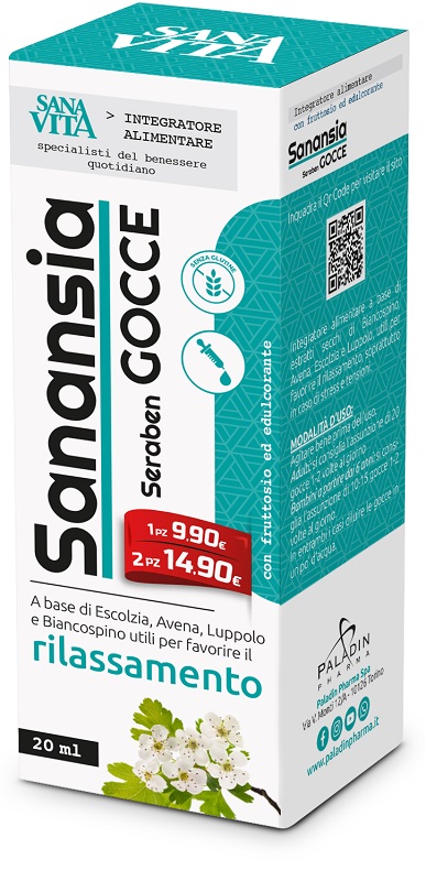 SANAVITA SANANSIA SERABEN GOCCE 20 ML - FarmaLucia
