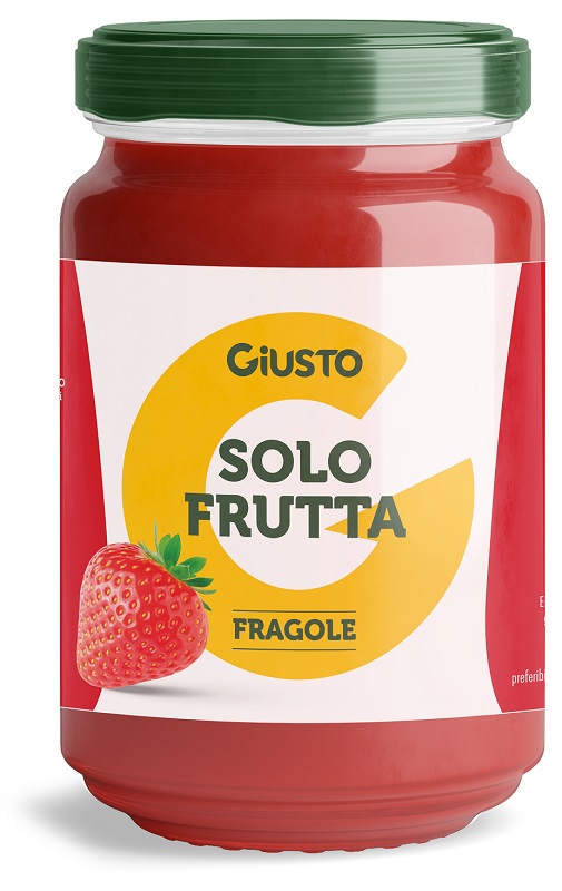 GIUSTO SOLO FRUTTA CONFETTURA FRAGOLE 220 G - FarmaLucia