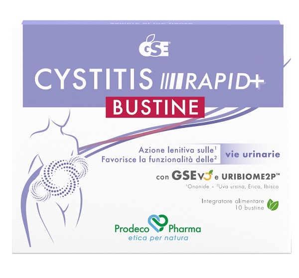GSE CYSTITIS RAPID+ 10 BUSTINE - FarmaLucia