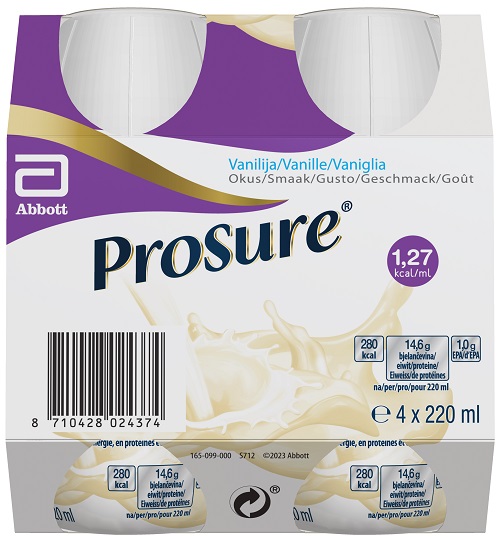 PROSURE VANILLA 4 BOTTIGLIE DA 220 ML - FarmaLucia