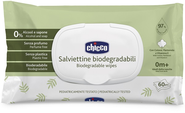 CHICCO SALVIETTE BIO 60 PEZZI PLAQUE - FarmaLucia