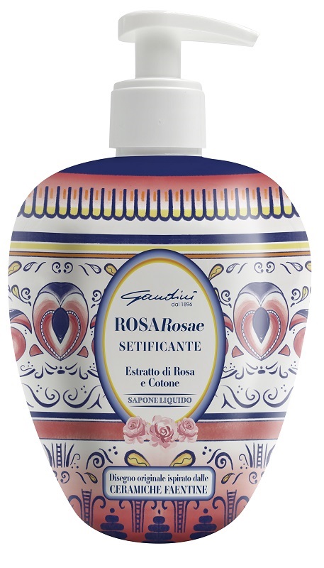 GANDINI SAPONE LIQUIDO FAENZA ROSA 500 ML - FarmaLucia