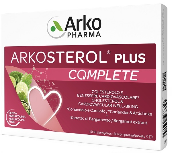 ARKOSTEROL PLUS COMPLETE 30 COMPRESSE - FarmaLucia