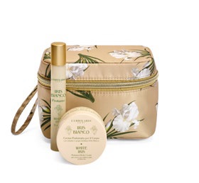 IRIS BIANCO MINI BEAUTY CASE PETALO 1 PROFUMO 15 ML + 1 CREMA PROFUMATA CORPO 75 ML - FarmaLucia